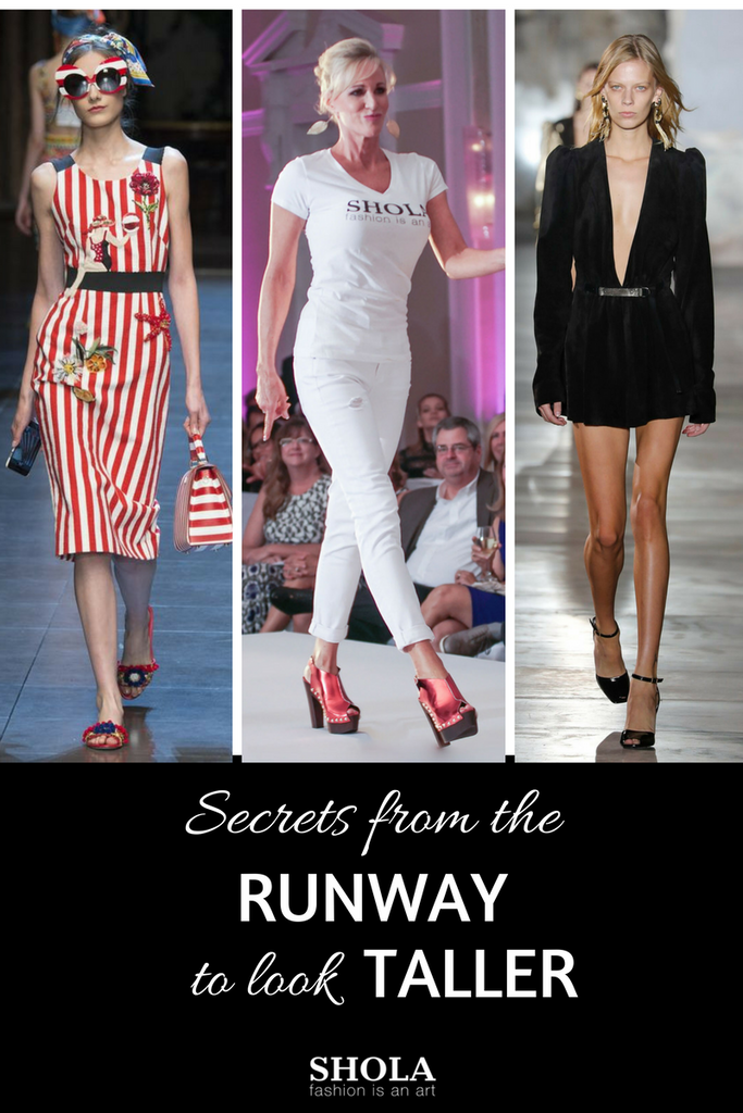 Secrets from the runway to look taller